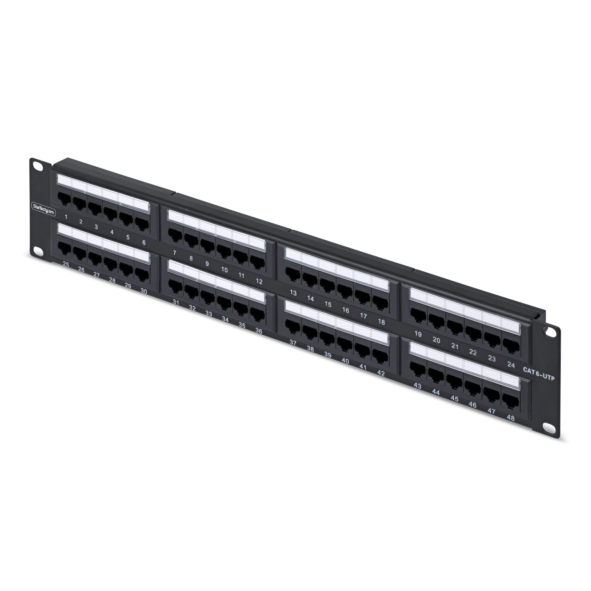 StarTech.com patch panel - 2U - 19" - 110 punch-down