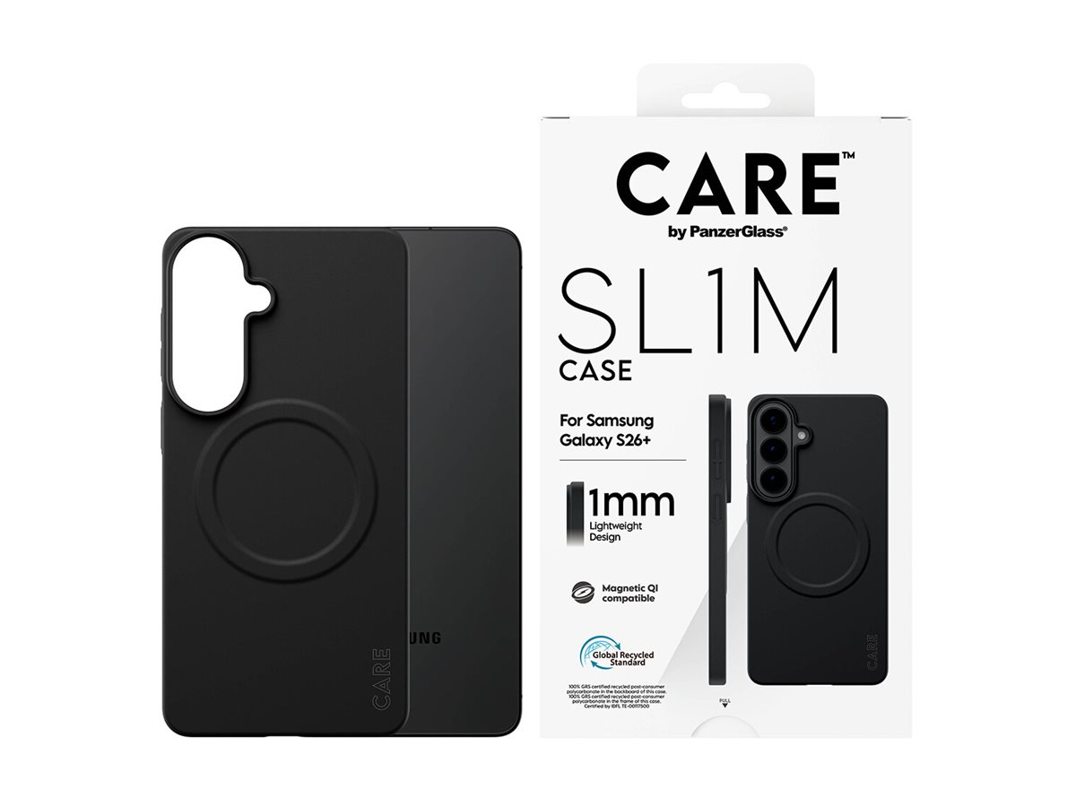 CARE by PanzerGlass SL1M Beskyttelsescover Sort Samsung Galaxy S26+