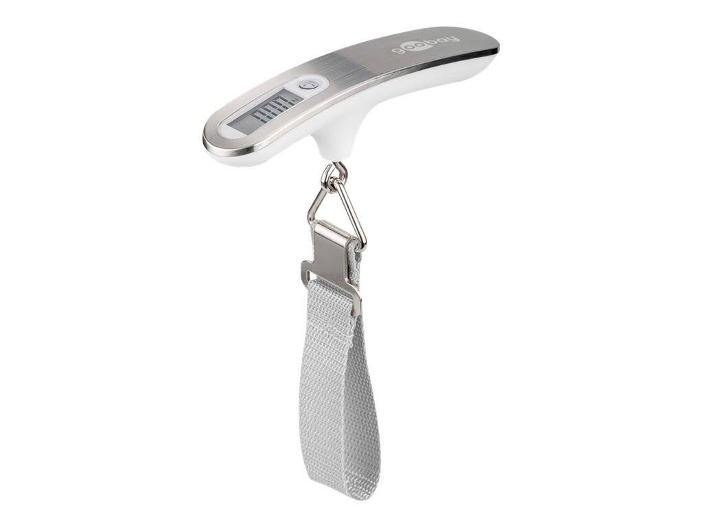 Goobay 71883, Elektronisk, 40 kg, 0,1 g, Hvid, g, kg, lb, oz, CE, WEEE