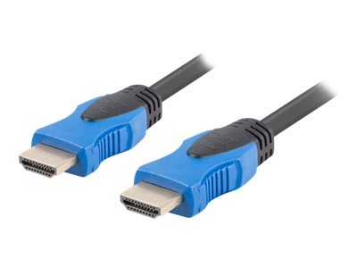 HDMI-kabel 3 m – Lanberg 2.0, 4K, han/han, sort