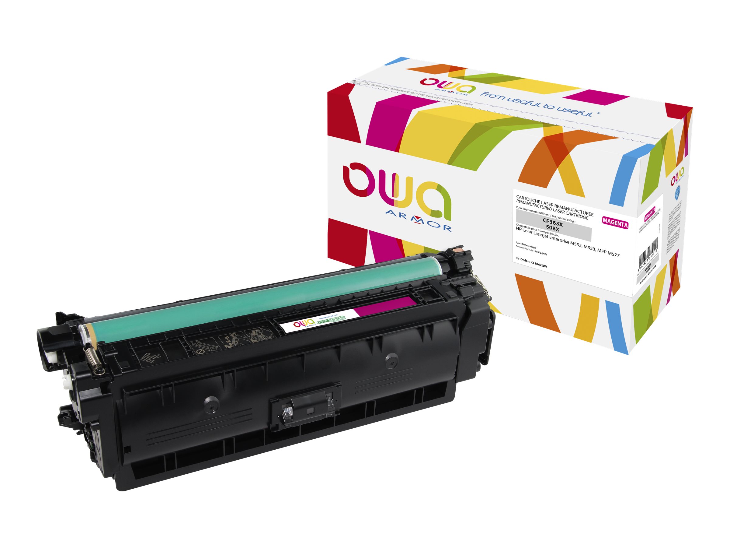 OWA Magenta 9500 sider Toner K15862OW