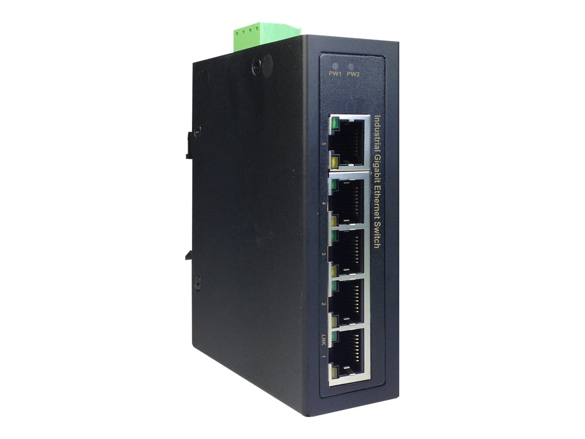 DIGITUS DN-651107 - switch - industrial gigabit - 5 ports - unmanaged
