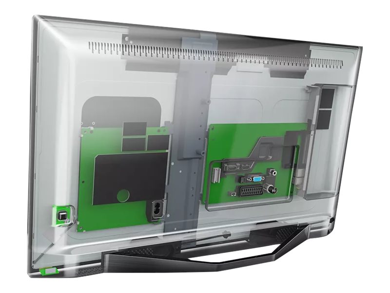 Philips 24HFL3014P - 24 Diagonal klasse Professional Series LED-bagbelyst LCD TV - hotel / beværtning - 720p 1366 x 768 - Edge LED - sort, halvtrans