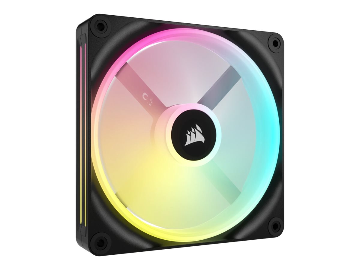 Corsair iCUE LINK QX140 RGB Expansion Fan - Black - Kabinet køler - 140mm - Sort med RGB LED lys - 37 dBA