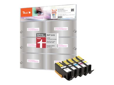 Peach Sort Gul Cyan Magenta Foto-sort Blæk PI100-167