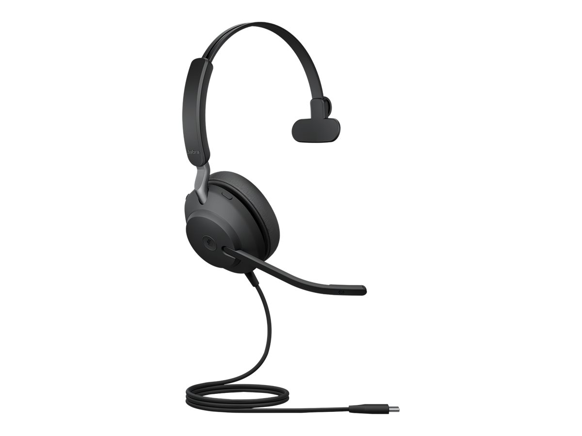 Jabra Evolve2 40 Se Mono Usb-a, Usb-c Microsoft Teams Sort