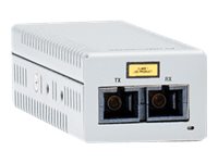 Allied Telesis AT DMC1000 - Fibermedieomformer - 1GbE - 1000Base-SX, 1000Base-T - RJ-45 / LC multimodus - op til 500 m - 850 nm