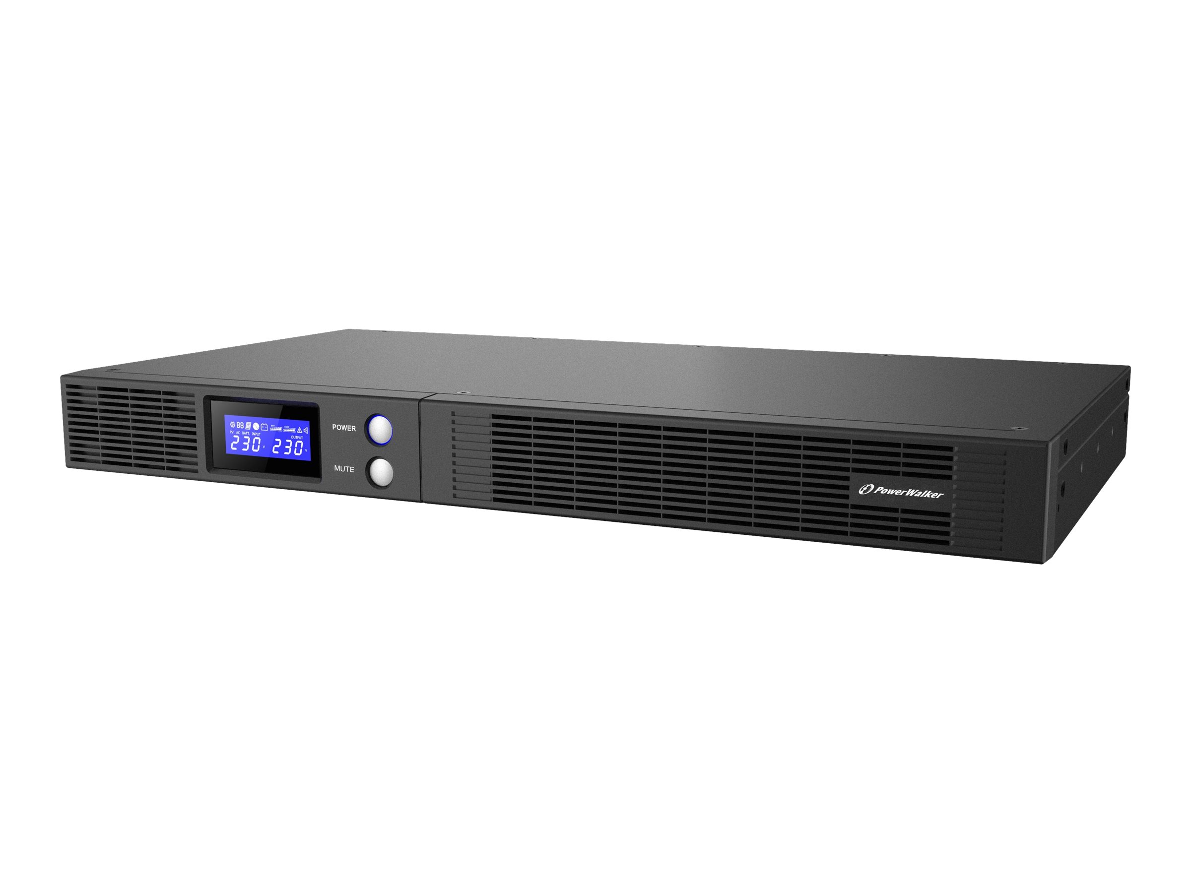 BlueWalker 10121050 - PowerWalker VI R1U - 1500VA/900W - Line Interactive UPS