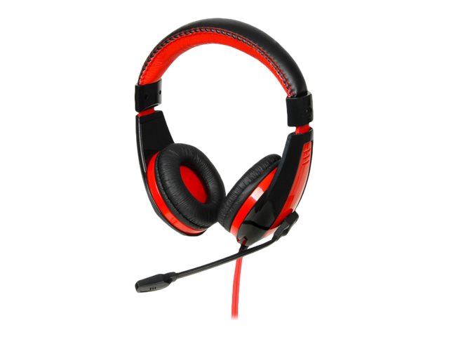 iBOX HPI 1528 MV Kablet Høretelefoner Sort Rød