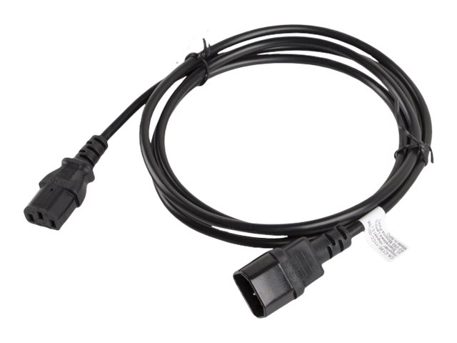 Lanberg - power extension cable - power IEC 60320 C13 to IEC 60320 C14 - 1.8 m