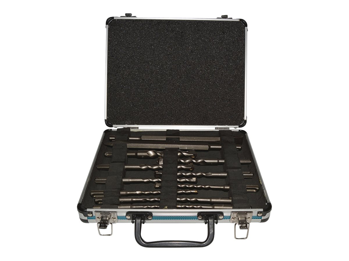 Makita - Borbit og mejsel-sæt - 13 stykker - SDS-plus - længde: 160 mm, 110 mm, 250 mm, 230 mm