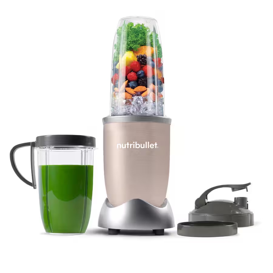 NutriBullet NB907CP, Blender til madlavning, 0,946 L, 900 W, Sort, Guld