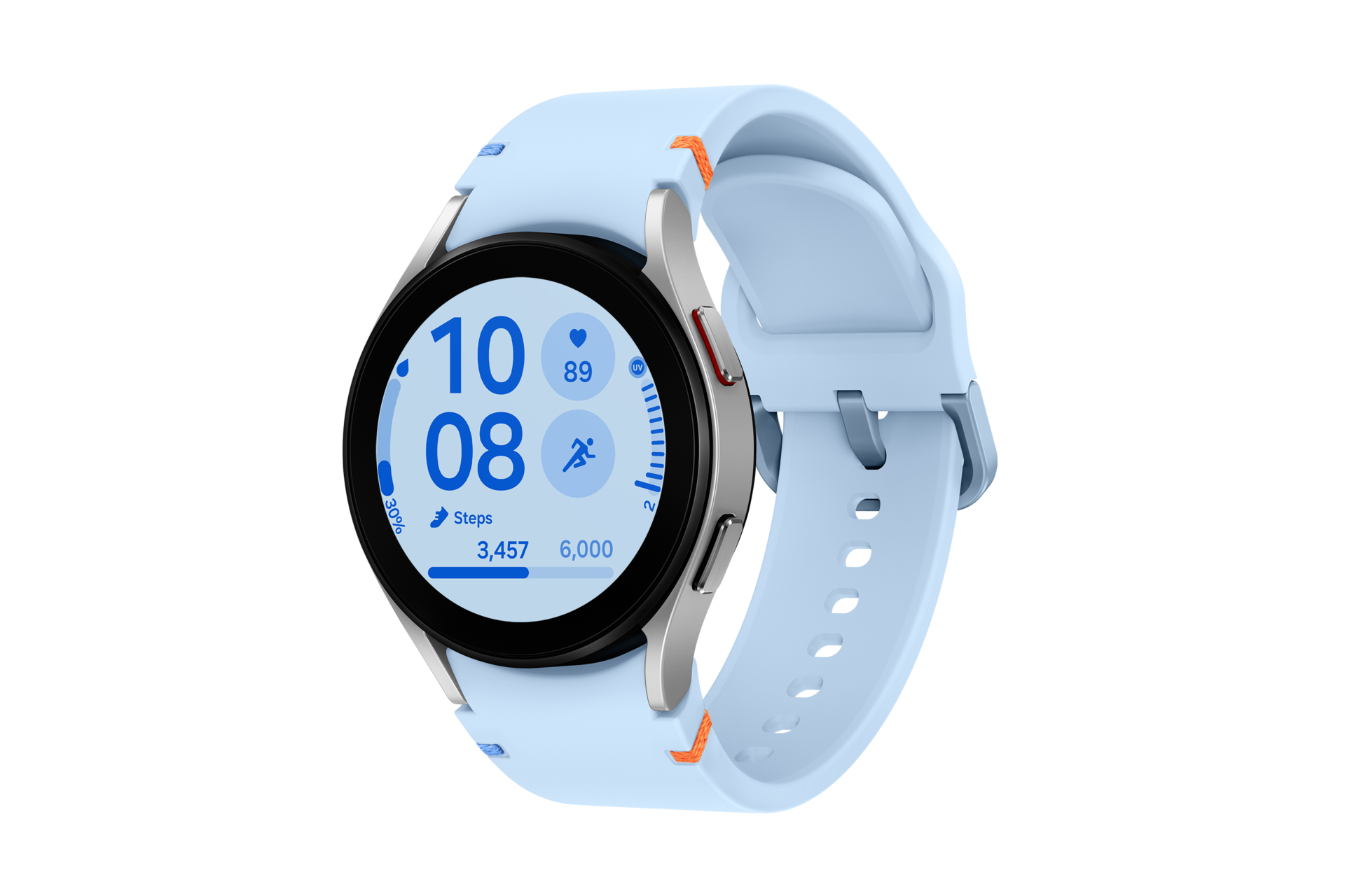Samsung Galaxy Watch FE 40 mm Blå Sølv SmartWatch