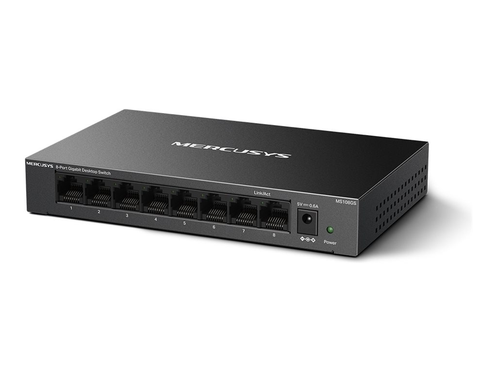 Mercusys MS108GS V1 Switch 8-porte Gigabit Ethernet
