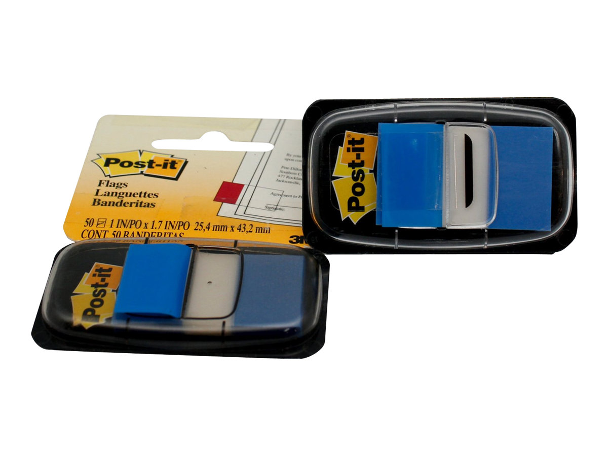 Post-it Index 680-2 Indeksflag med dispenser 50ark 25.4 x 43.1 mm