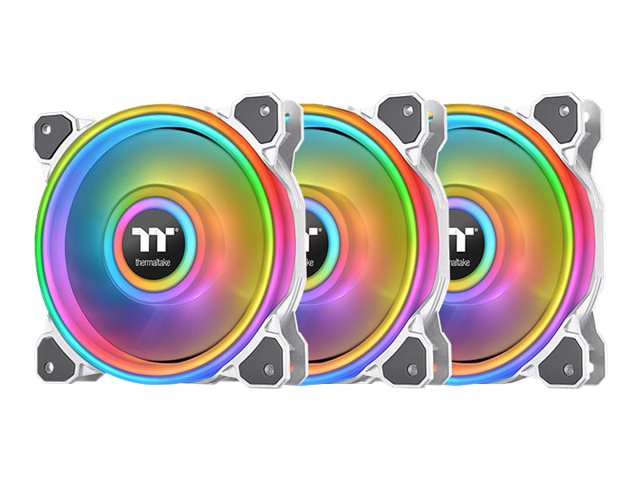 Thermaltake Riing 12 RGB Radiator Fan TT Premium Edition Fan 3-pack Hvid 120 mm