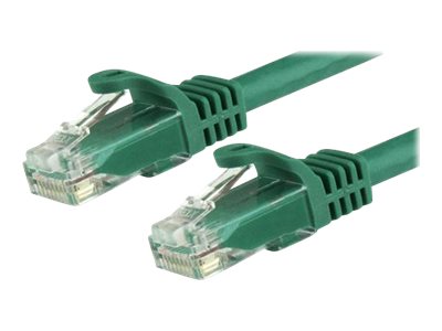 StarTech.com 1.5m CAT6 Cable - Green Snagless CAT 6 Wire - 100W RJ45 UTP 650MHz Category 6 Network Patch Cord UL/TIA (N6PATC150CMGN) CAT 6 Ikke