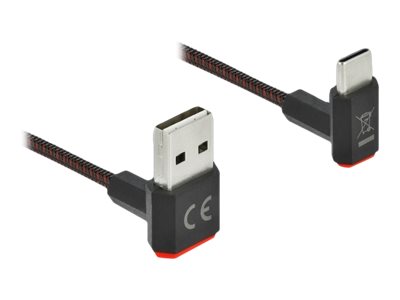 DeLOCK EASY-USB 2.0 Type-A male to USB Type-C™ male up / down 1 m