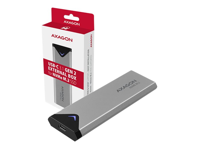 AXAGON EEM2-UG2 - Lagringspakning - M.2 - M.2 NVMe Card / PCIe (NVMe) - USB 3.2 (Gen 2)