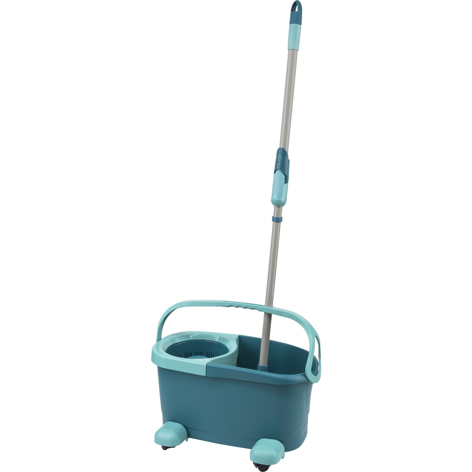 Leifheit - Gulvvaskersæt CLEAN TWIST M ERGO MOBILE 6 liter Grøn Alu/Pla