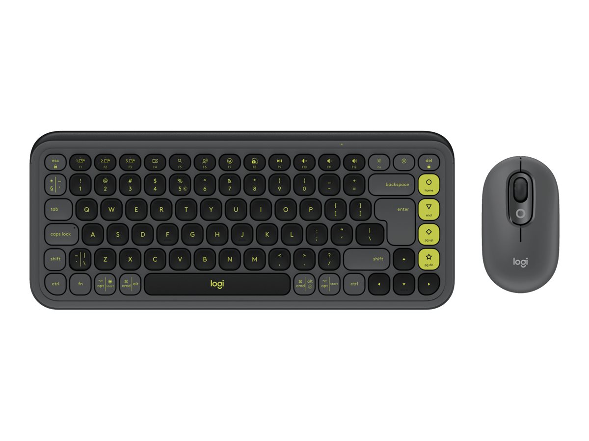 Logitech POP Icon Combo - Tastatur & Mus sæt - Universal - Grå