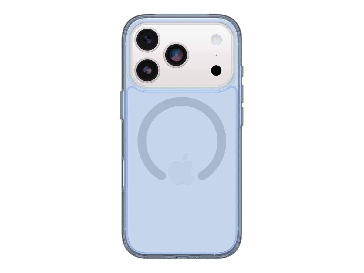 OtterBox Symmetry Clear MagSafe Camera Control Apple iPhone 17 Pro Silver Glade - blue