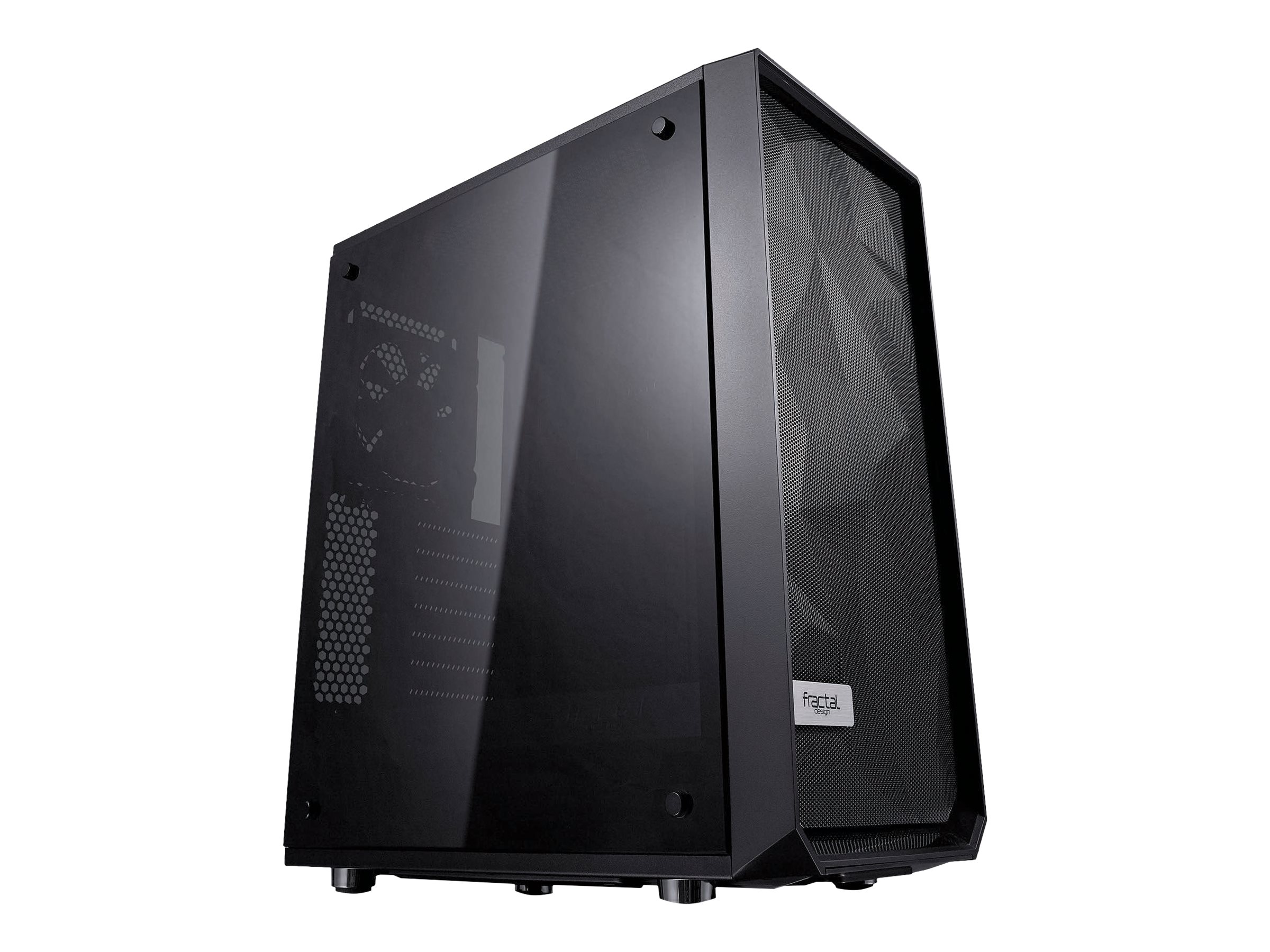 Fractal Design Meshify C TG - Black - Kabinet - Miditower - Sort