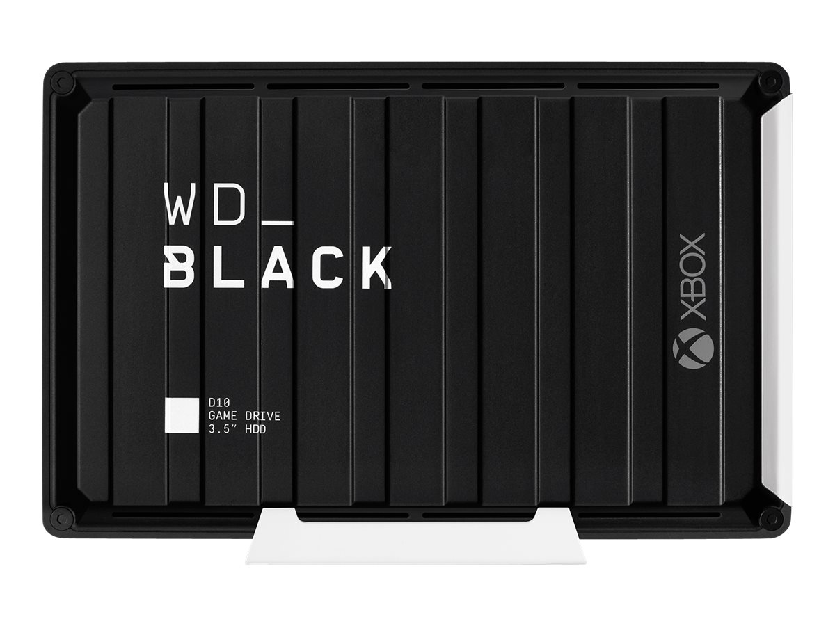 WD_BLACK D10 Game Drive for Xbox One WDBA5E0120HBK - Harddisk - 12 TB - ekstern (bærbar) - USB 3.2 Gen 1 - 7200 rpm - sort