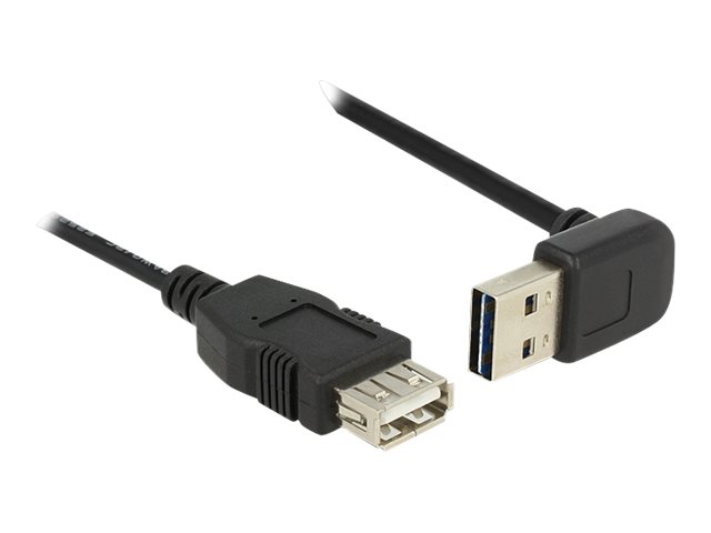 Delock Easy USB forlængerkabel 50cm Sort
