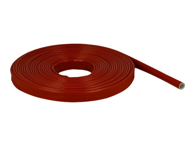 Delock Fire-Proof Sleeving Silicone-Coated 10m Rød