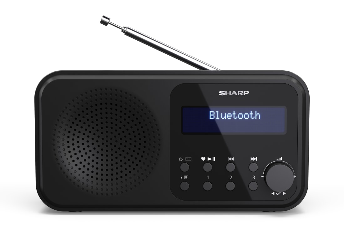 Sharp Tokyo DR-P420 Portable Digital Radio USB or Battery Powered - DAB/DAB+/FM - Mono