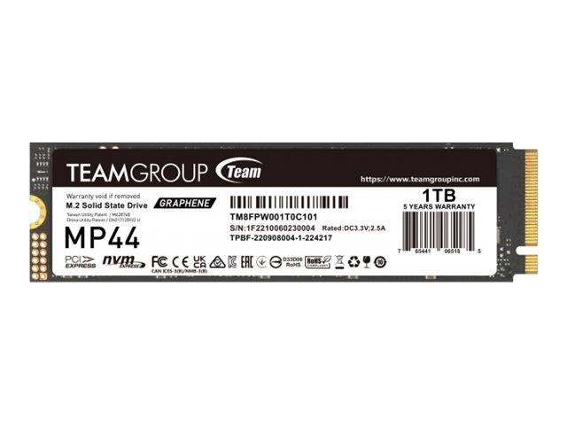 Team Group SSD MP44 1TB M.2 PCI Express 4.0 x4 (NVMe)