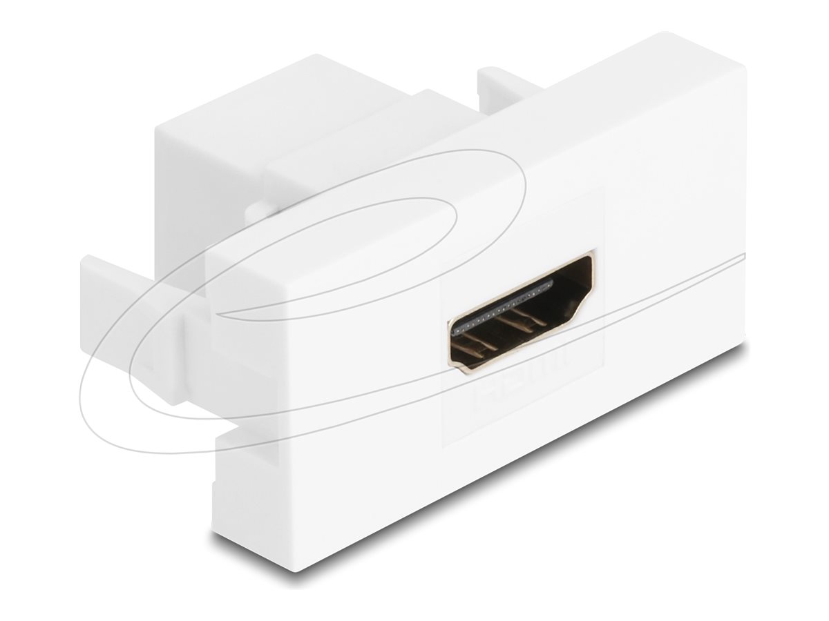 Delock Easy 45 - klik i-modul - 4K 60Hz - hvid