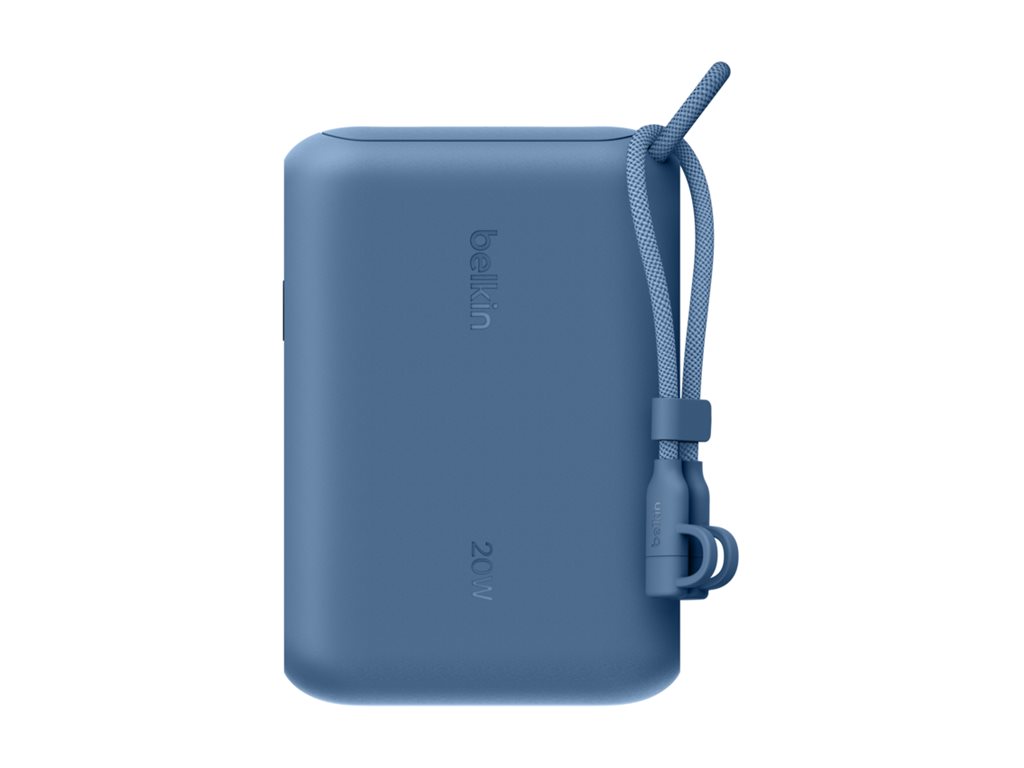 Belkin BoostCharge power bank - with display - 24 pin USB-C - 20 Watt Powerbank - 10000 mAh