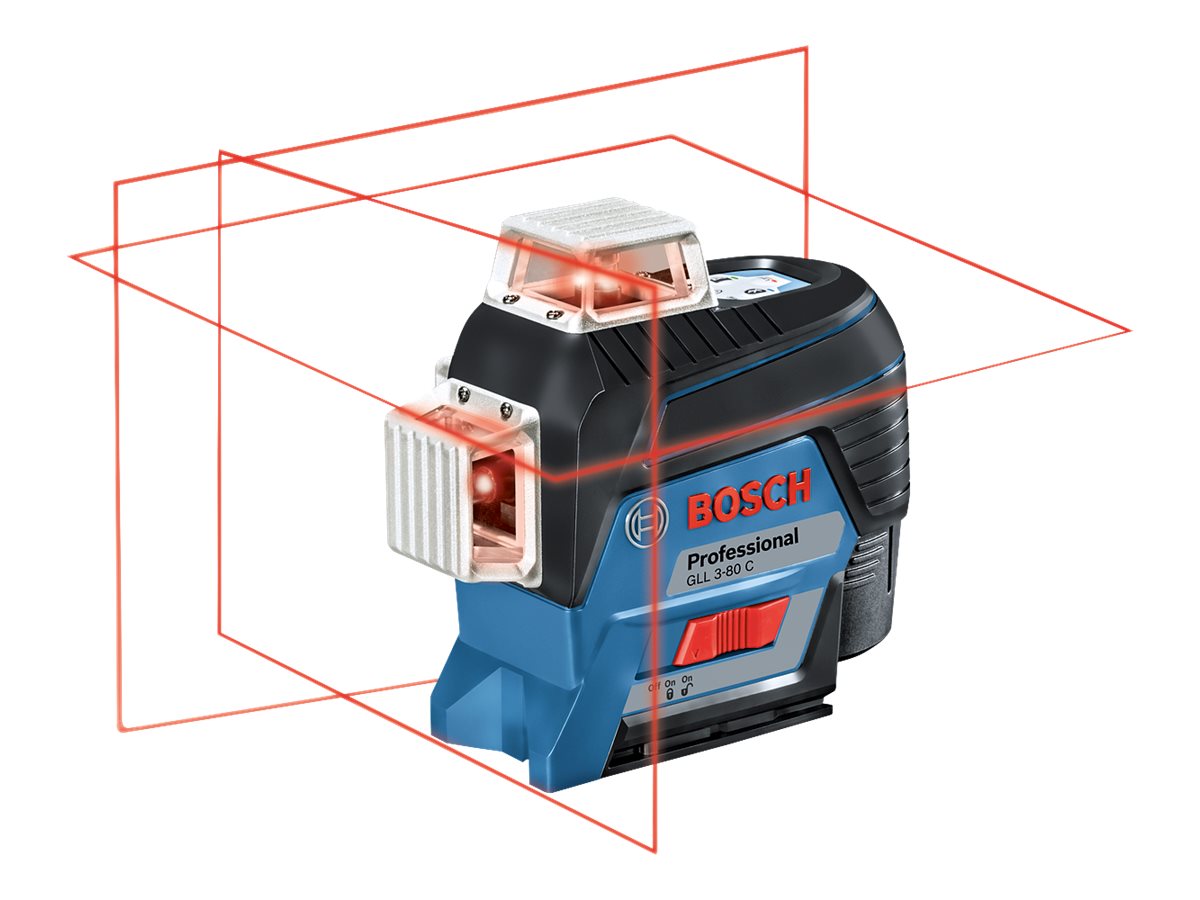 Bosch GLL 3-80 C Professional - Krydslinjelaservaterpas