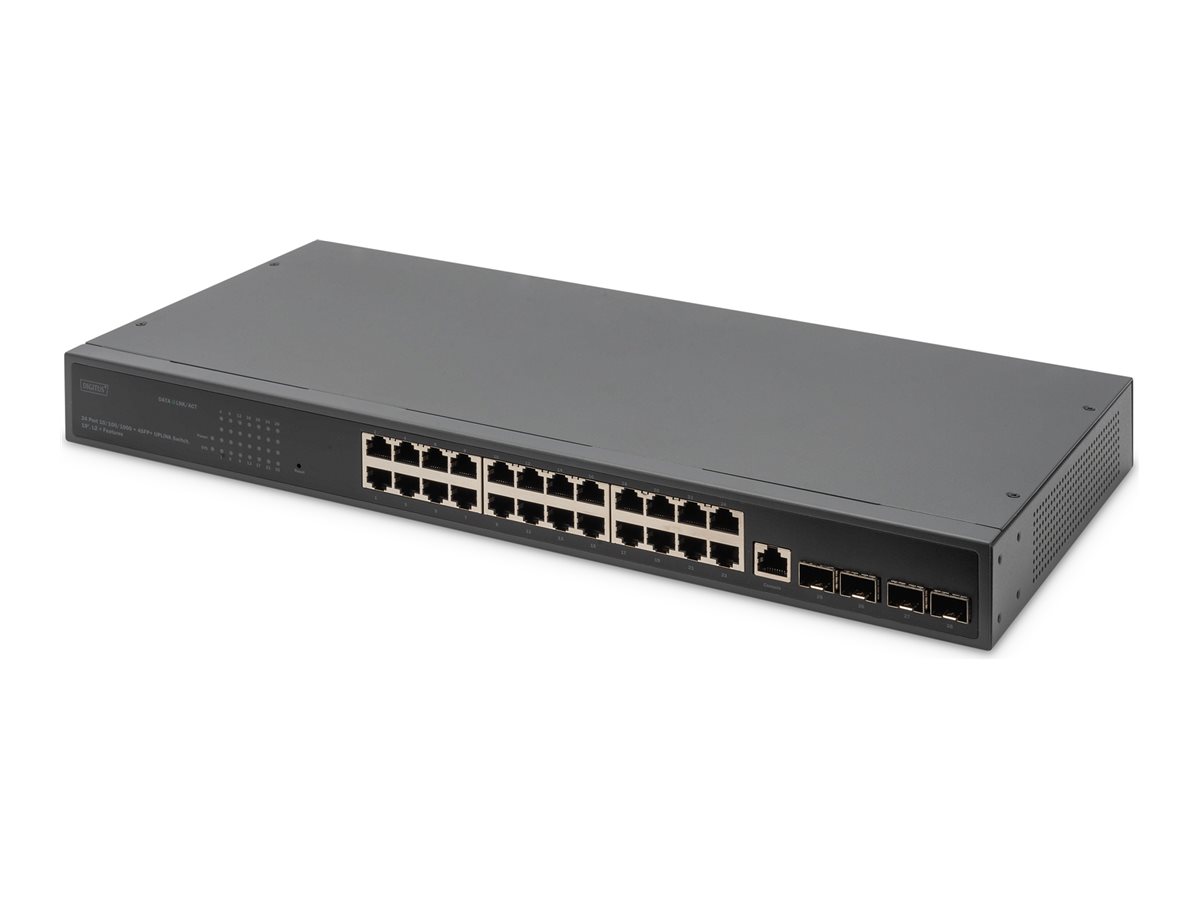 DIGITUS DN-80223 Switch 24-porte Gigabit Ethernet / 10 Gigabit Ethernet