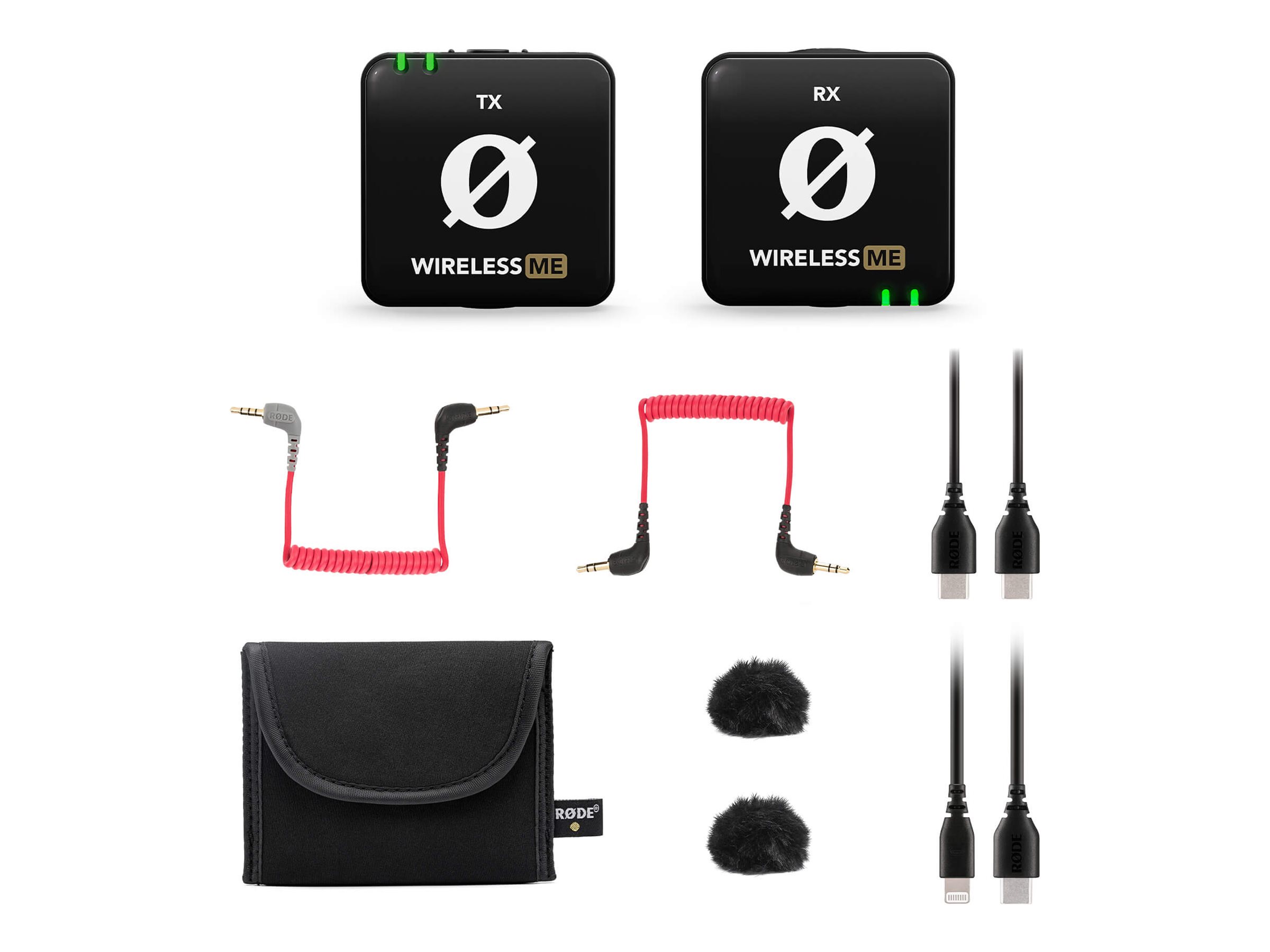 RØDE Wireless ME Trådløst mikrofonsystem Trådløs Sort