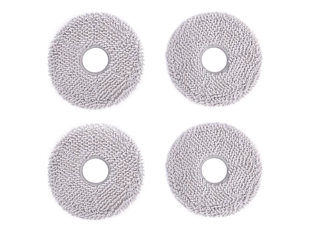 ECOVACS D-WP04-0012 - Moppepude - til robotgulvrenser (pakke med 4) - for DEEBOT X1 OMNI, X1 TURBO
