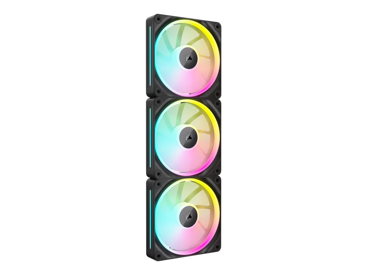 CORSAIR iCUE Link LX120 RGB - Indsats med blæser - 120 mm - sort (pakke med 3)