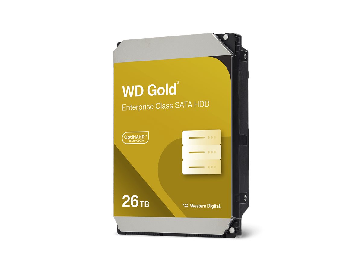 Wd Gold Enterprise 26tb 3.5 tommer 7200r/min Sata 6.0 Gbit/s Hdd