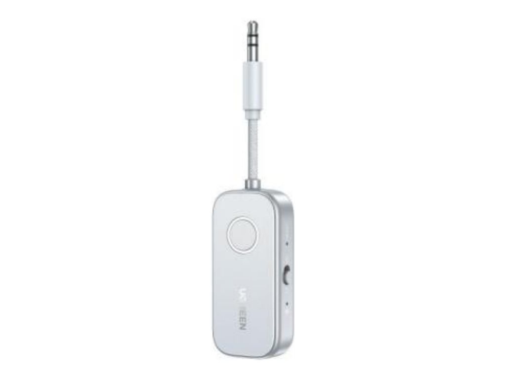 Ugreen Bluetooth wireless audio receiver / hands-free / transmitter Sølv Hvid