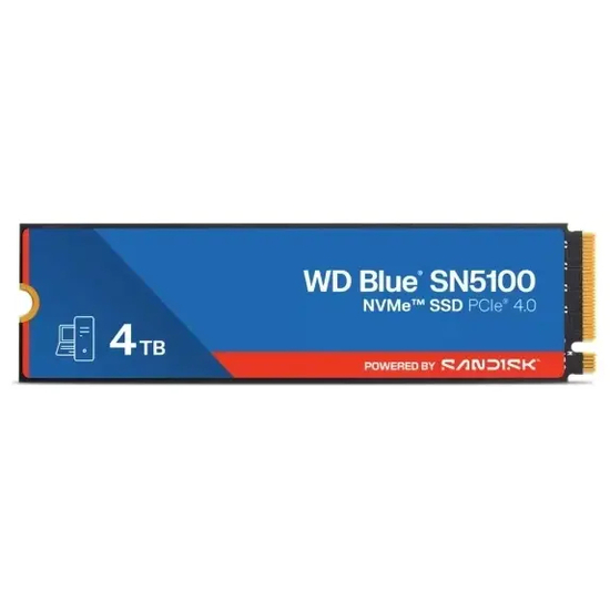 WD Blue SN5100 SSD WDS400T5B0E 4TB M.2 PCI Express 4.0 x4 (NVMe)
