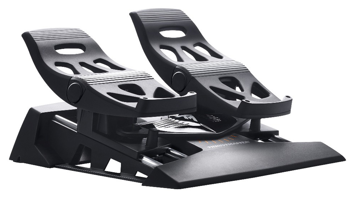 Thrustmaster T.Flight Rudder Pedals - sorte USB pedaler til PC, PlayStation 4 og Xbox
