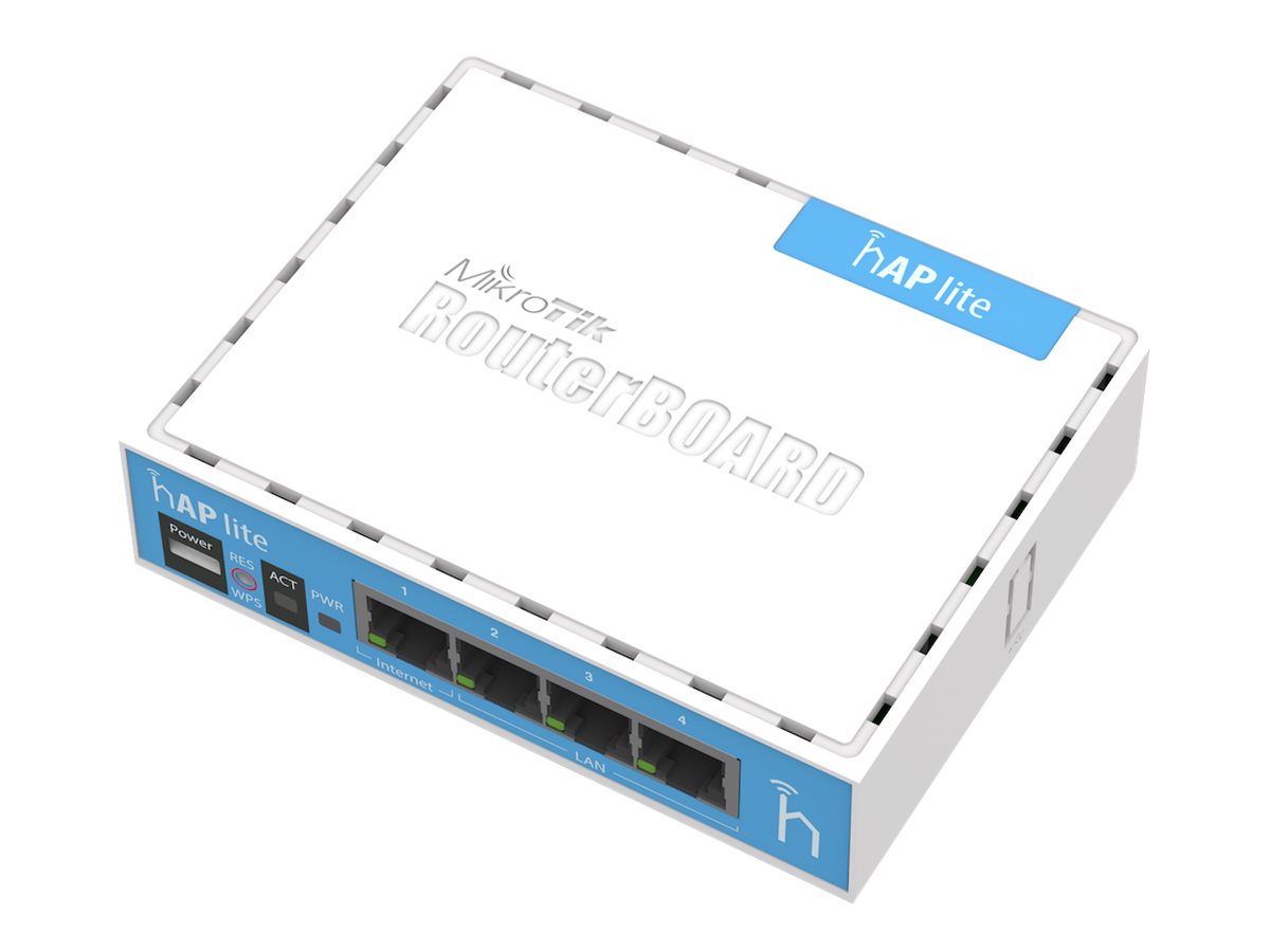 MikroTik RouterBOARD hAP-Lite RB941-2nD Trådløs router