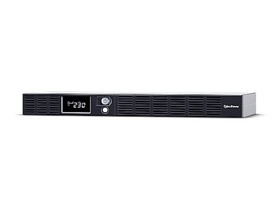 CyberPower Office Rackmount Series OR650ERM1UGR - UPS (rackversion) - AC 230 V - 360 Watt - 650 VA - 1-faset - Ethernet, RS-232, USB - output-stikforbindelser: 4 - 1U - sølv
