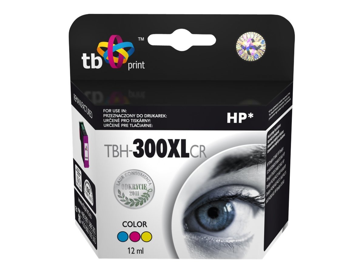 TB Farve (cyan, magenta, gul) Blæk TBH-300XLCR