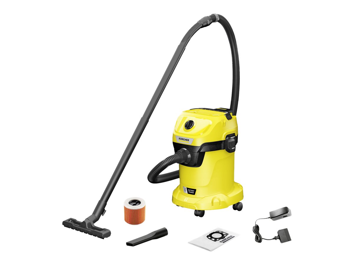 Kärcher Støvsuger CORDLESS WET AND DRY VACUUM CLEANER WD 3-18 BATTERY SET V-17/20