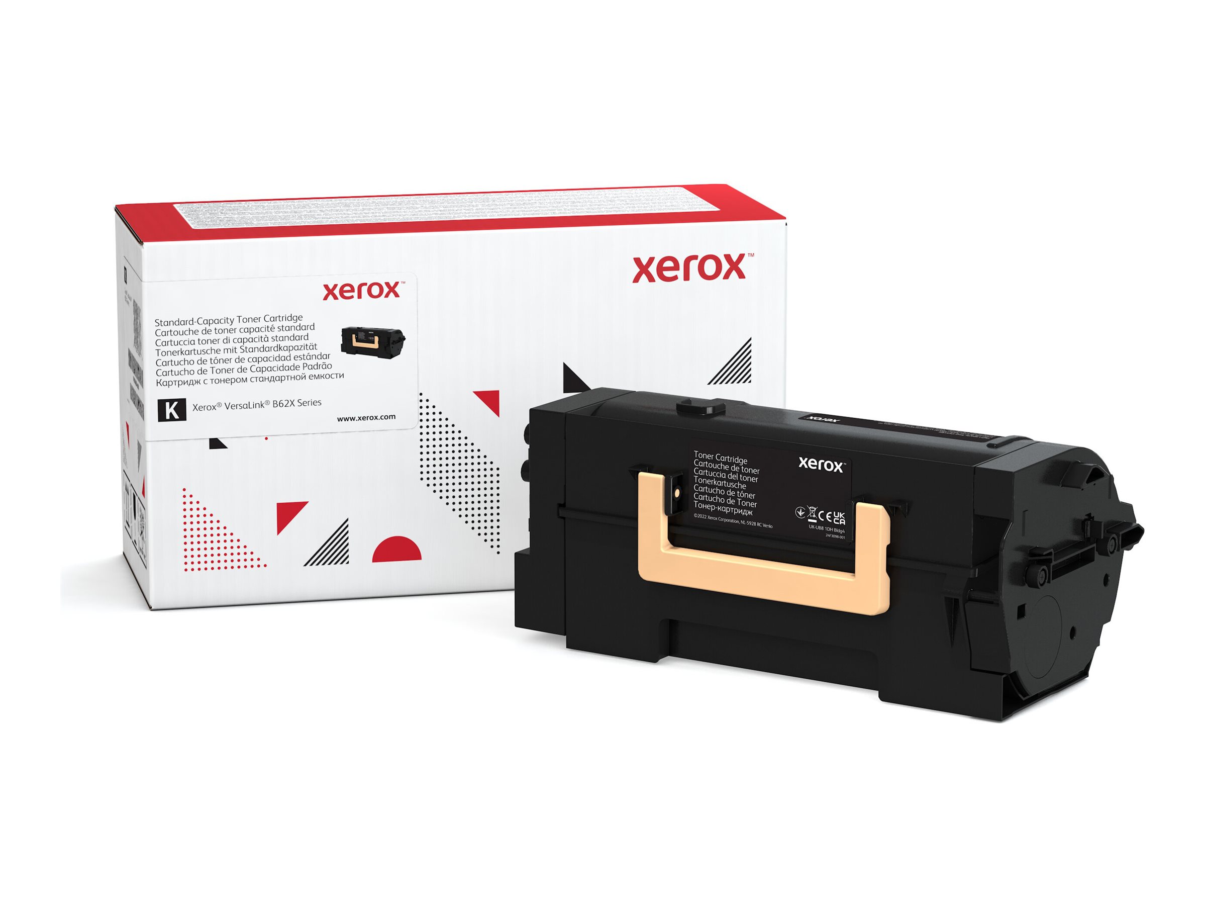 Xerox - black - original - toner cartridge - Use and Return