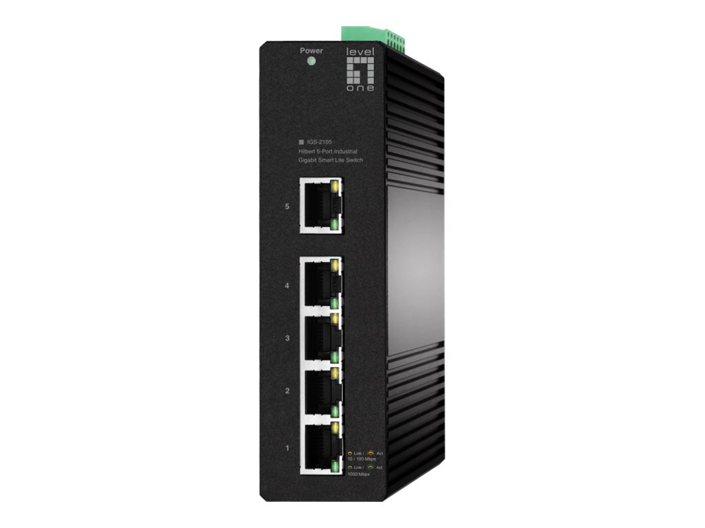 LevelOne Hilbert IGS-2105 - switch - industrial lite - 5 ports - Managed