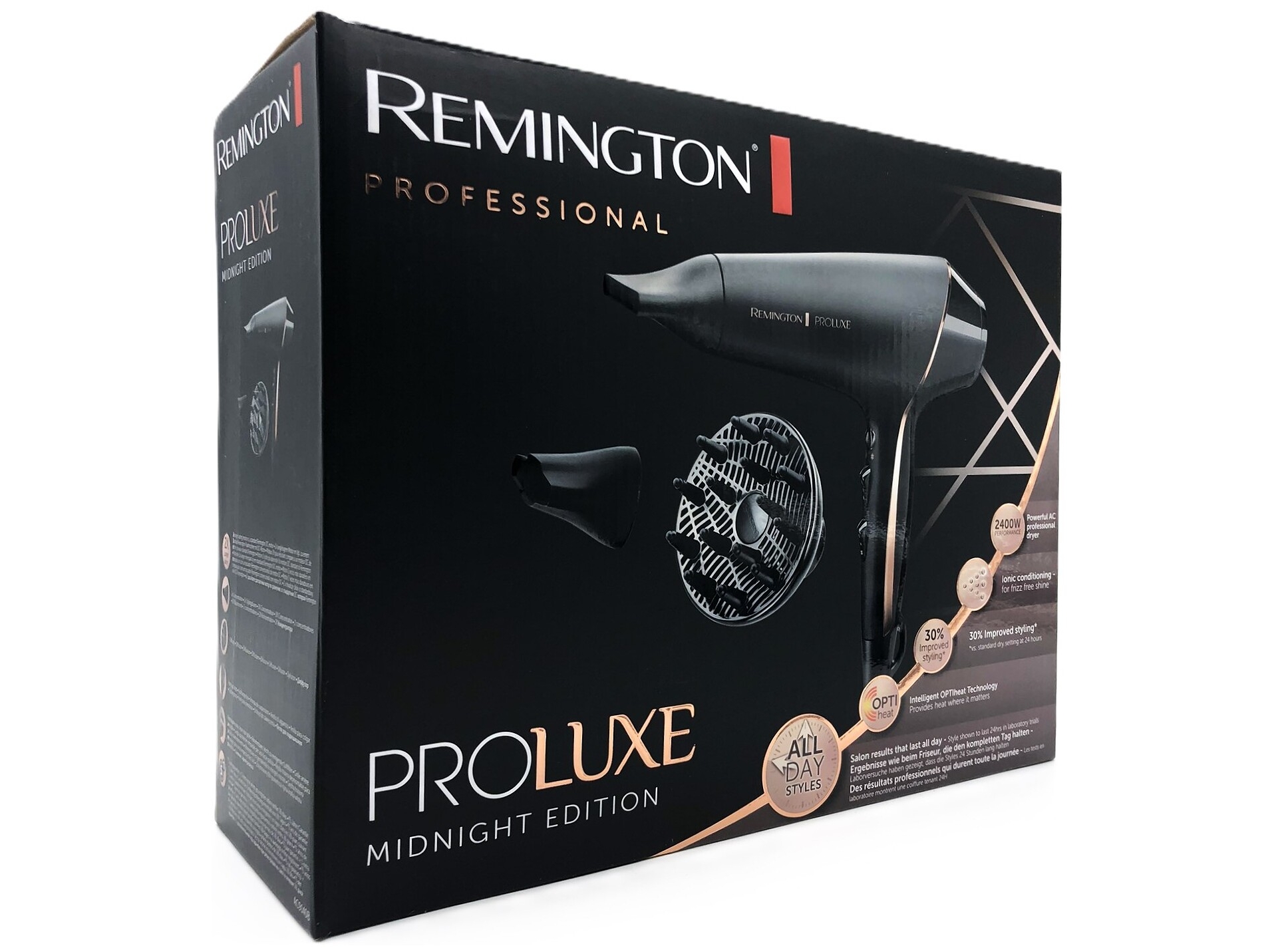 Remington Asciugacapelli ACAC9140B PROluxe Ioni 2400W Midnight Ed